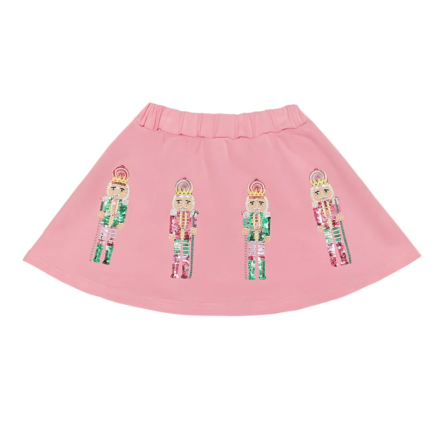 Pink & Teal Nutcracker Sequin Skort