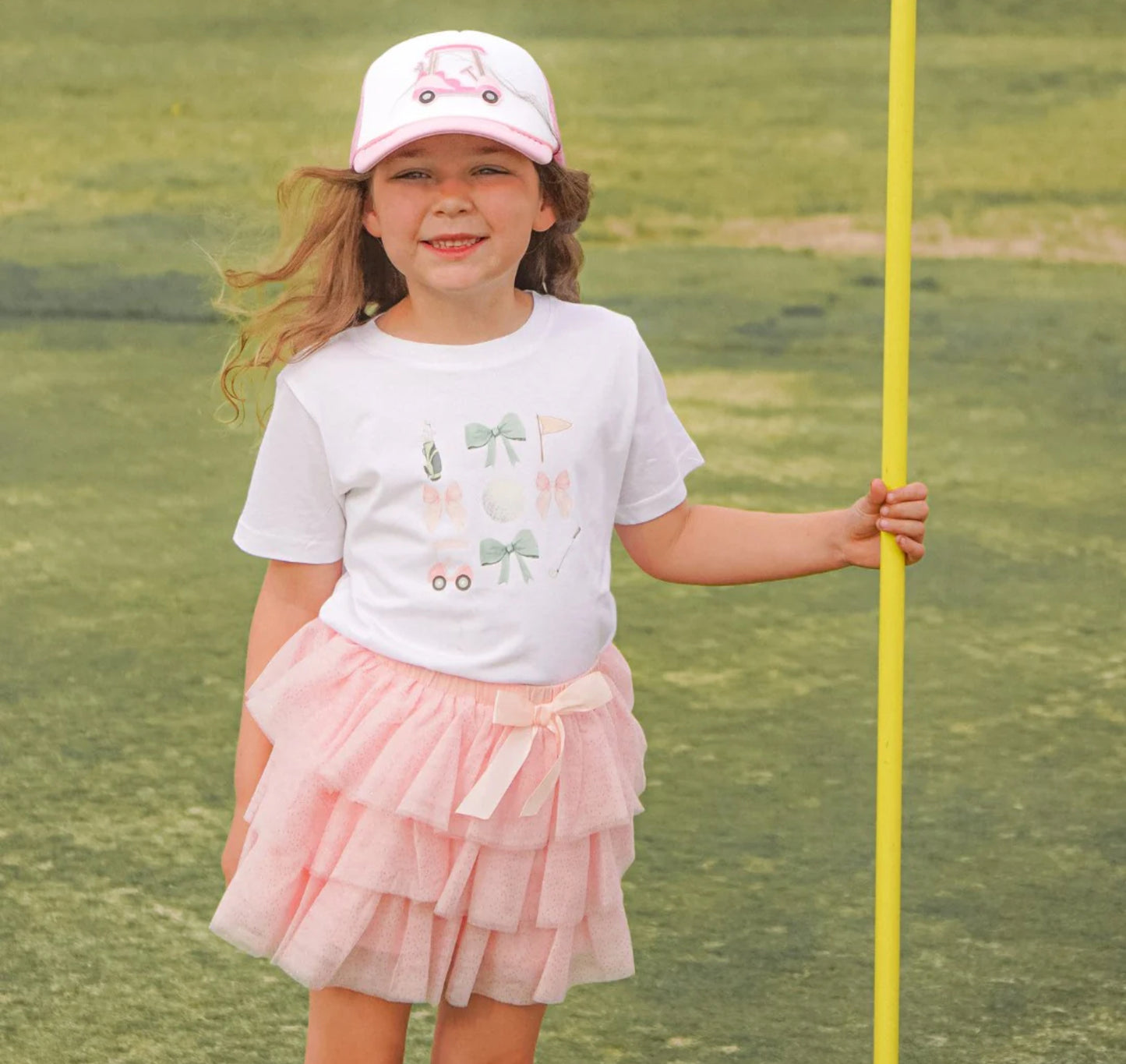 Golf Cart Patch Trucker Hat