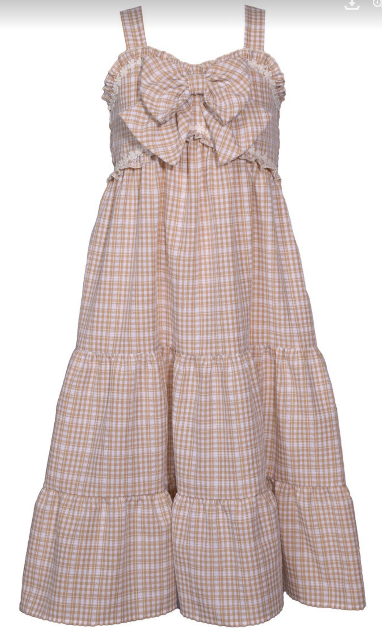 Check Maxi Dress