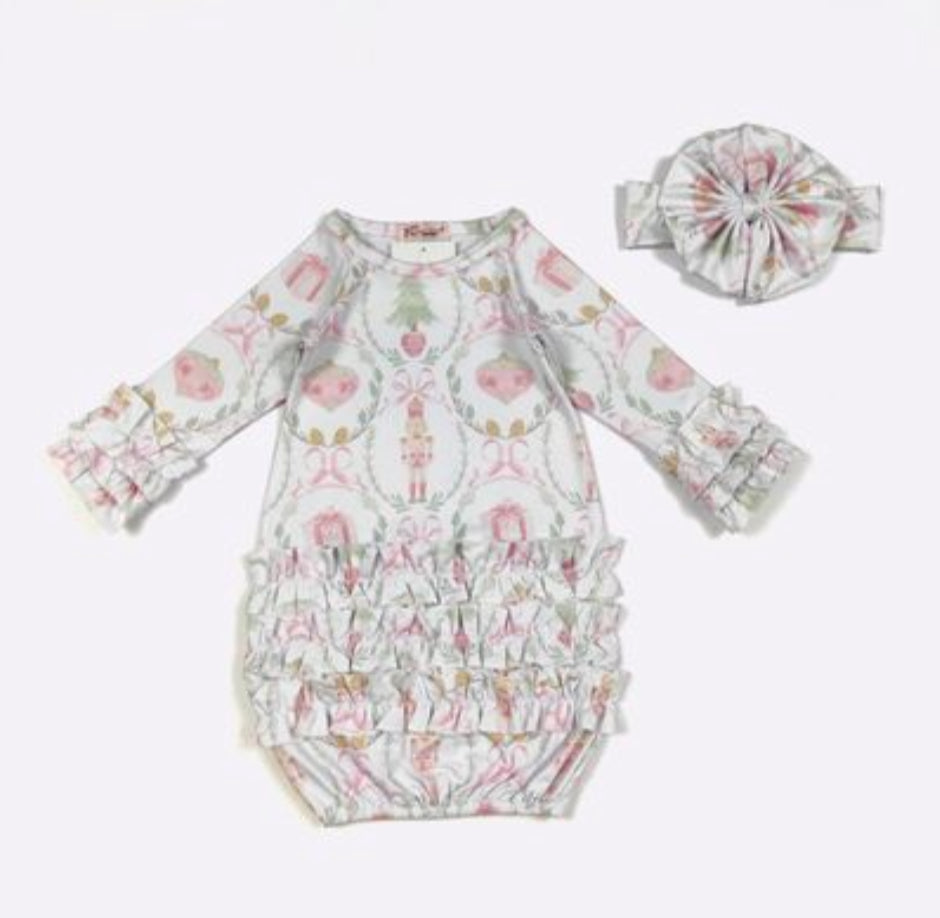 Nutcracker Coquette Baby Gown