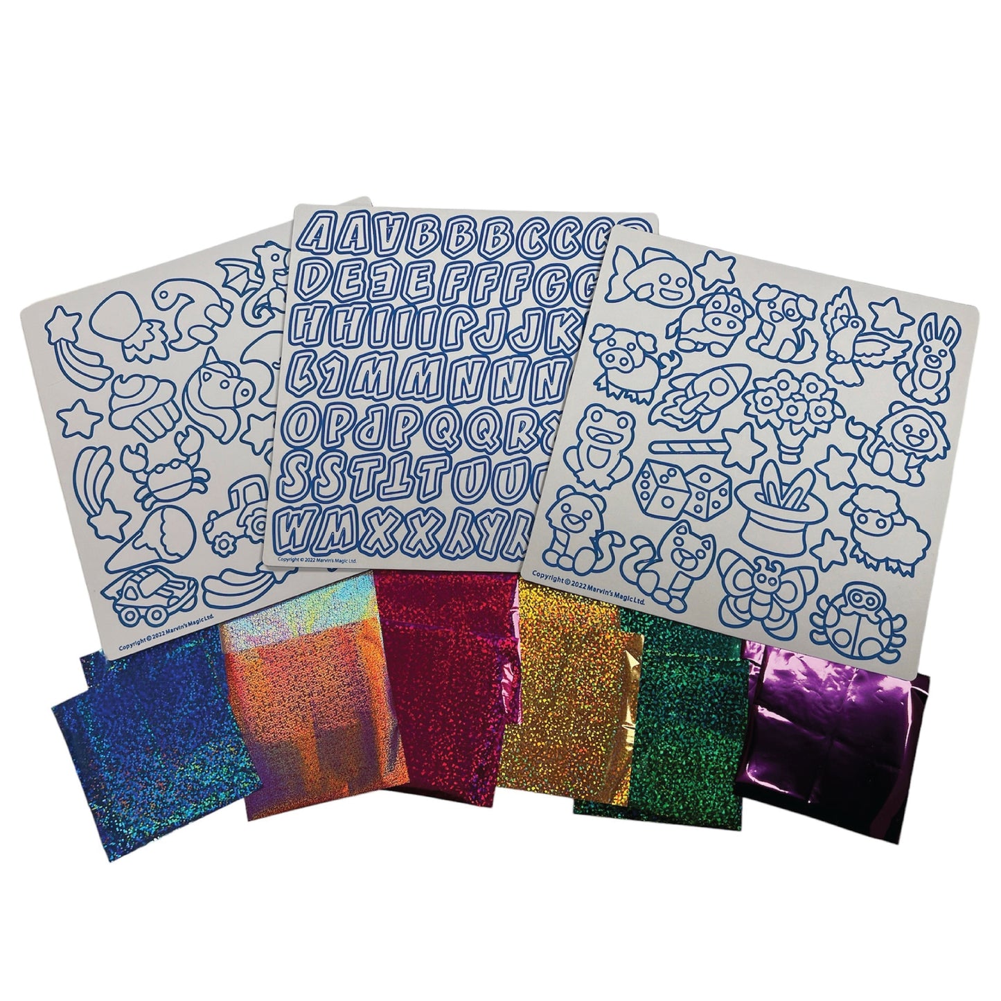 Magic Foil Rainbow Stickers