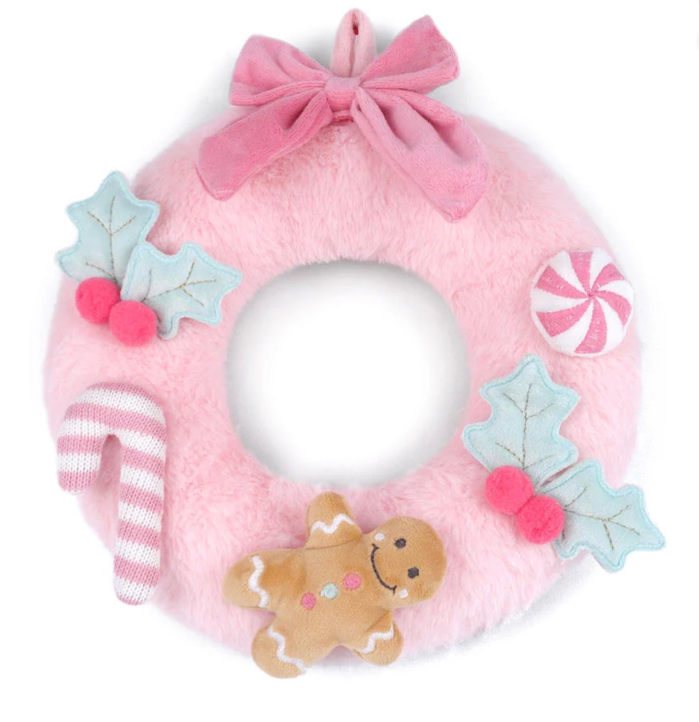 Festive Wreath- Pink