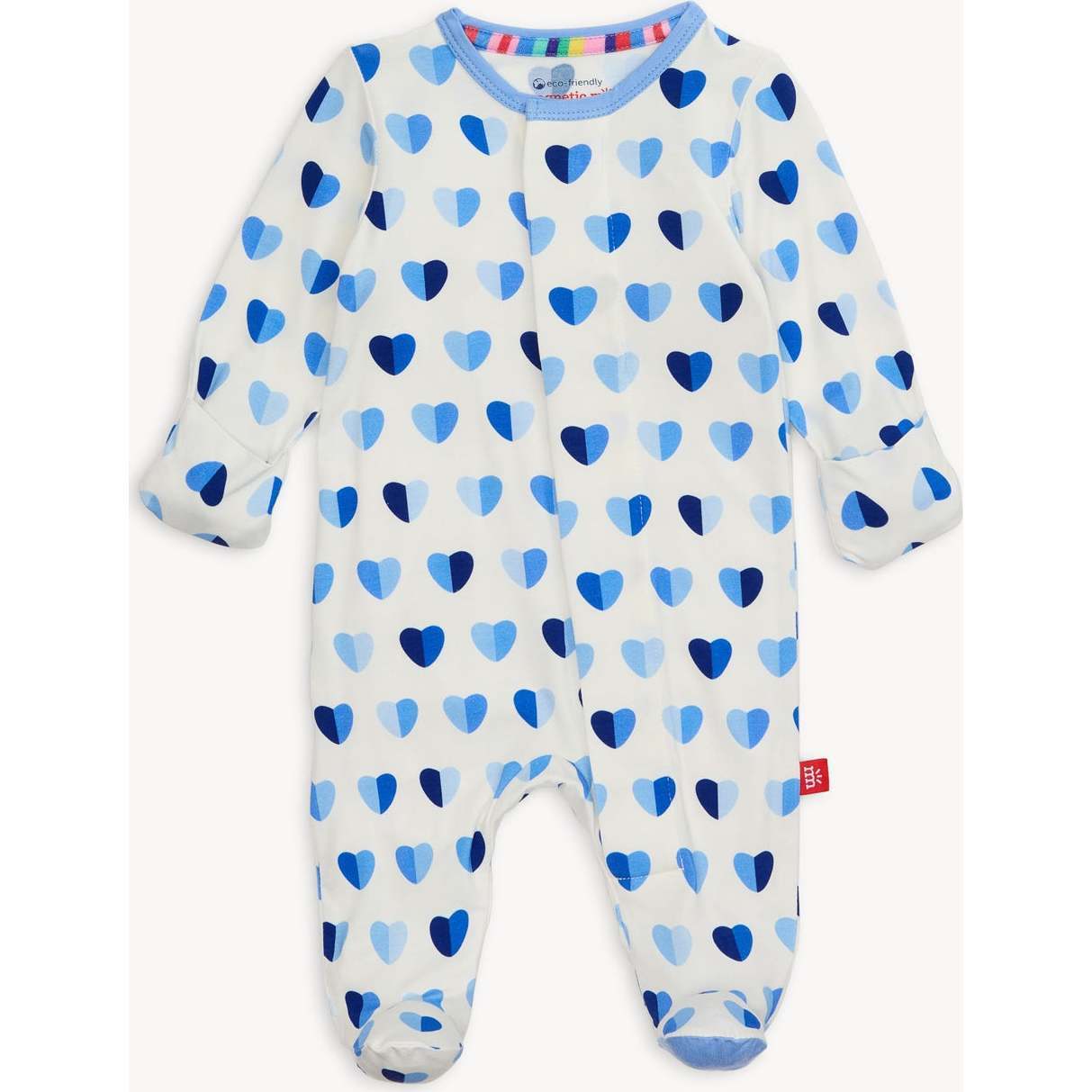 Blue Xoxo Magnetic Footie