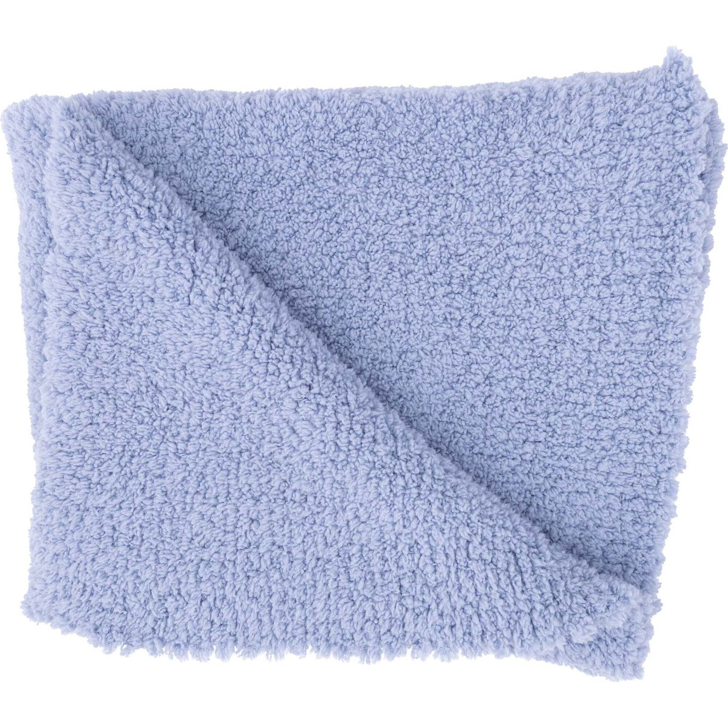 Dusty Blue Chenille Stroller Blanket 30X40
