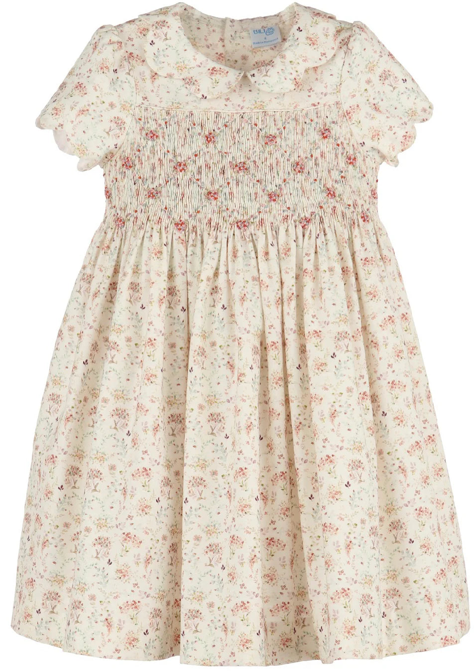 Burgundy Whimsical Smock Dress