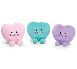 Plush 5” Heart Smiles Assortment