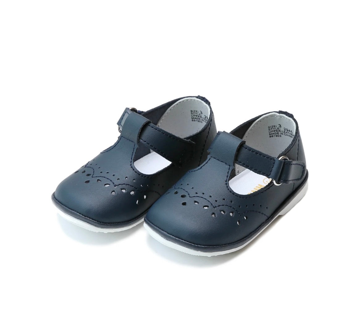 Navy Birdie T-Strap