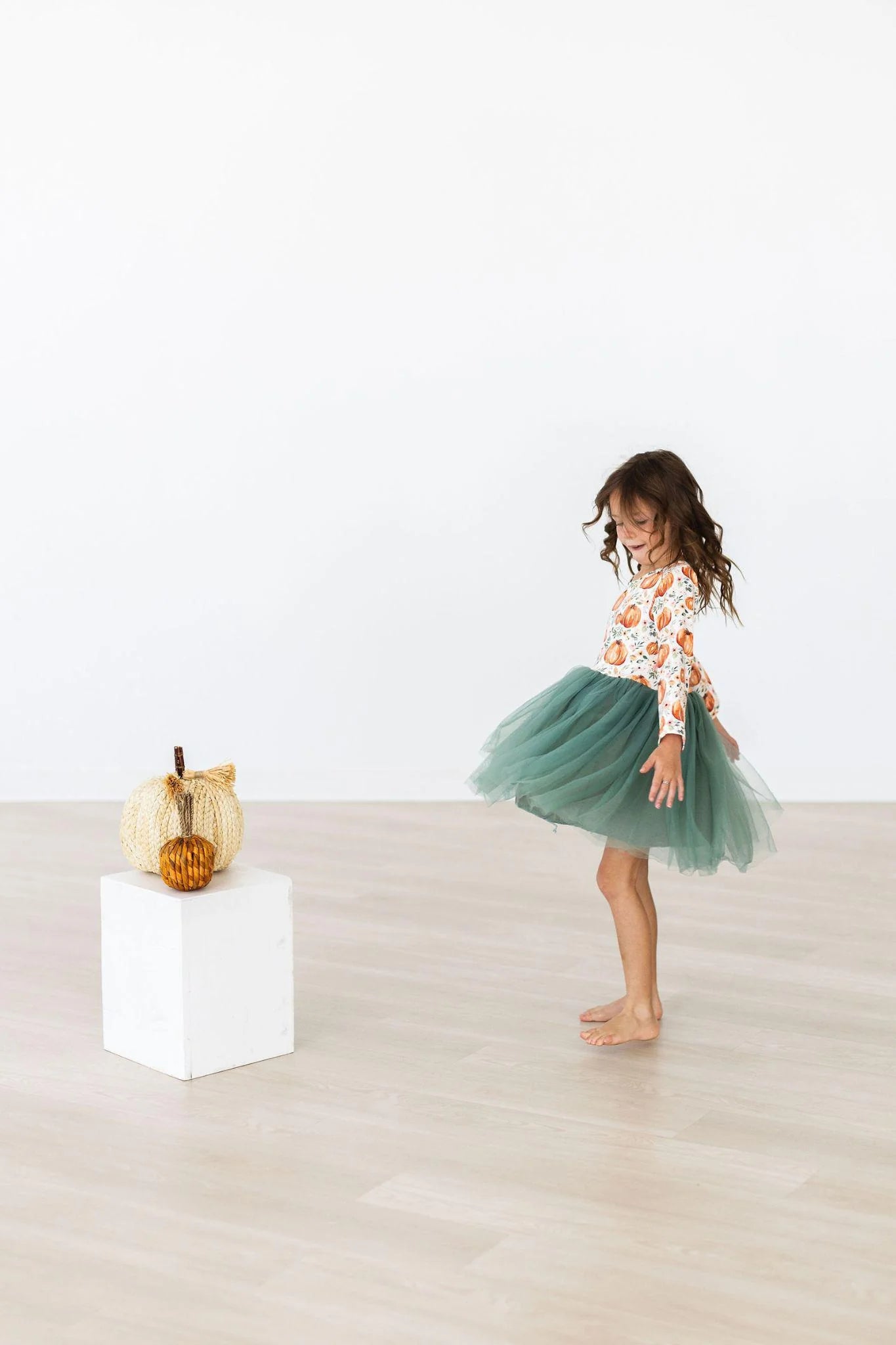 Harvest Florals LS Tutu Dress