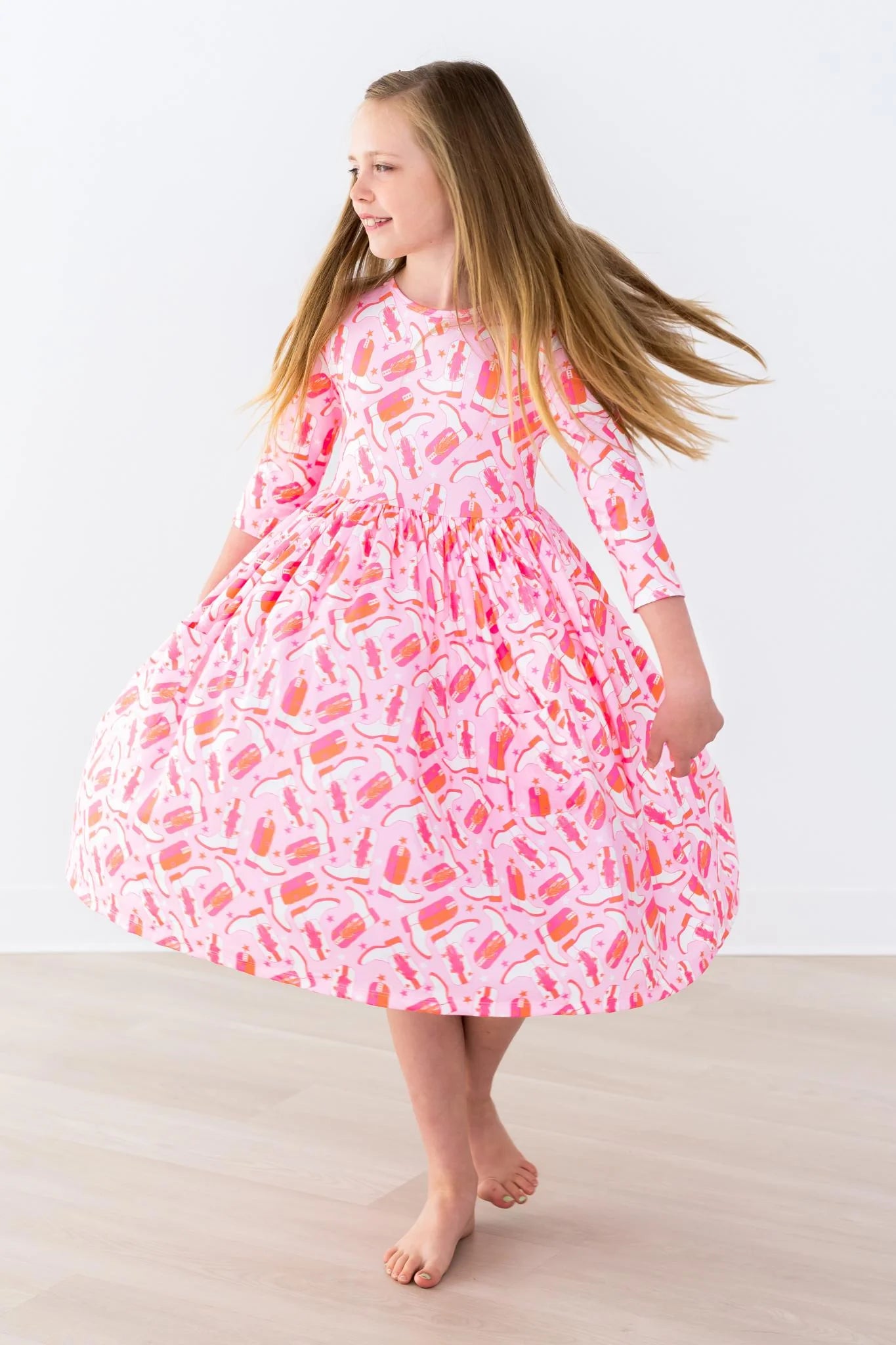 Howdy Pocket Twirl Dress
