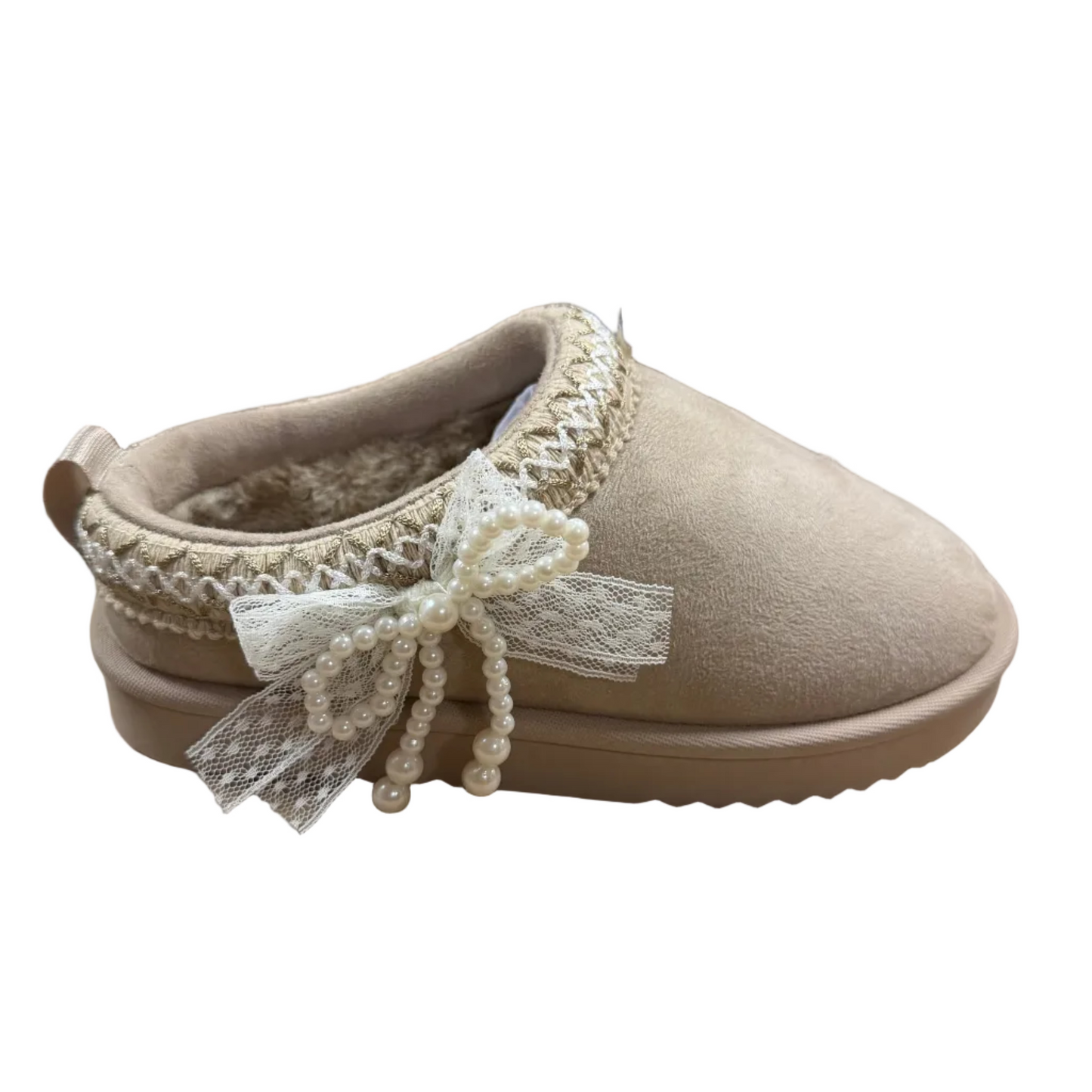 Sand Tabbee Bow Slipper