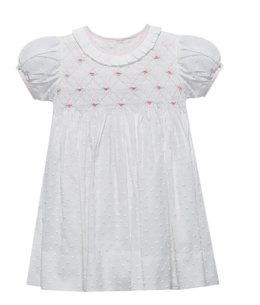 White Juliette Dress Darlin’ In Dots