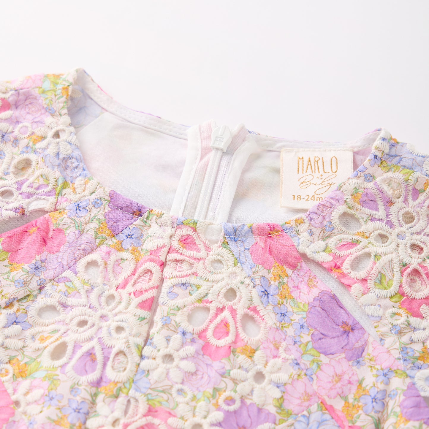 Charlotte Embroidered Mini Dress