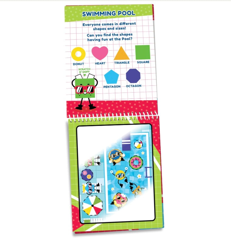 Water Magic Activity Set: Learning Shapes (Fruit Punch)