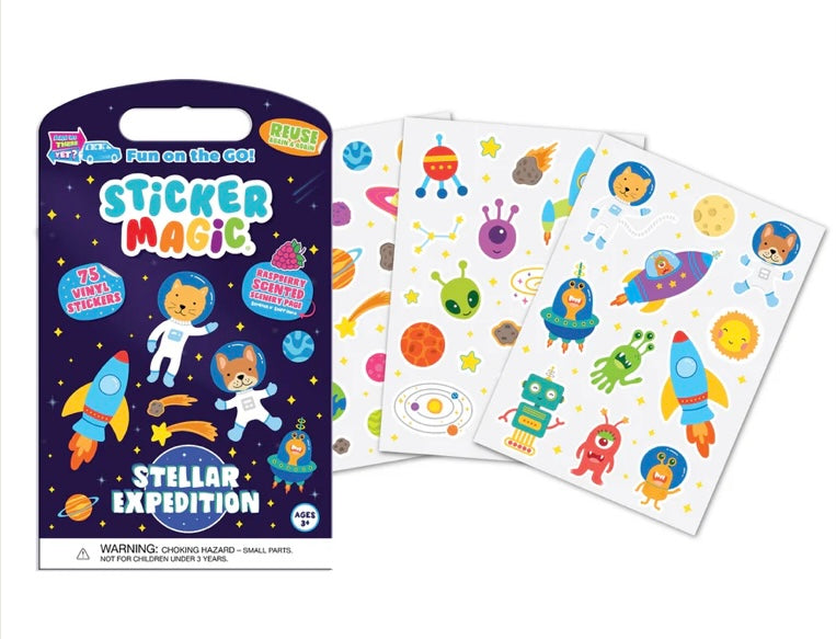 Sticker Magic - Stellar Expedition (Raspberry)