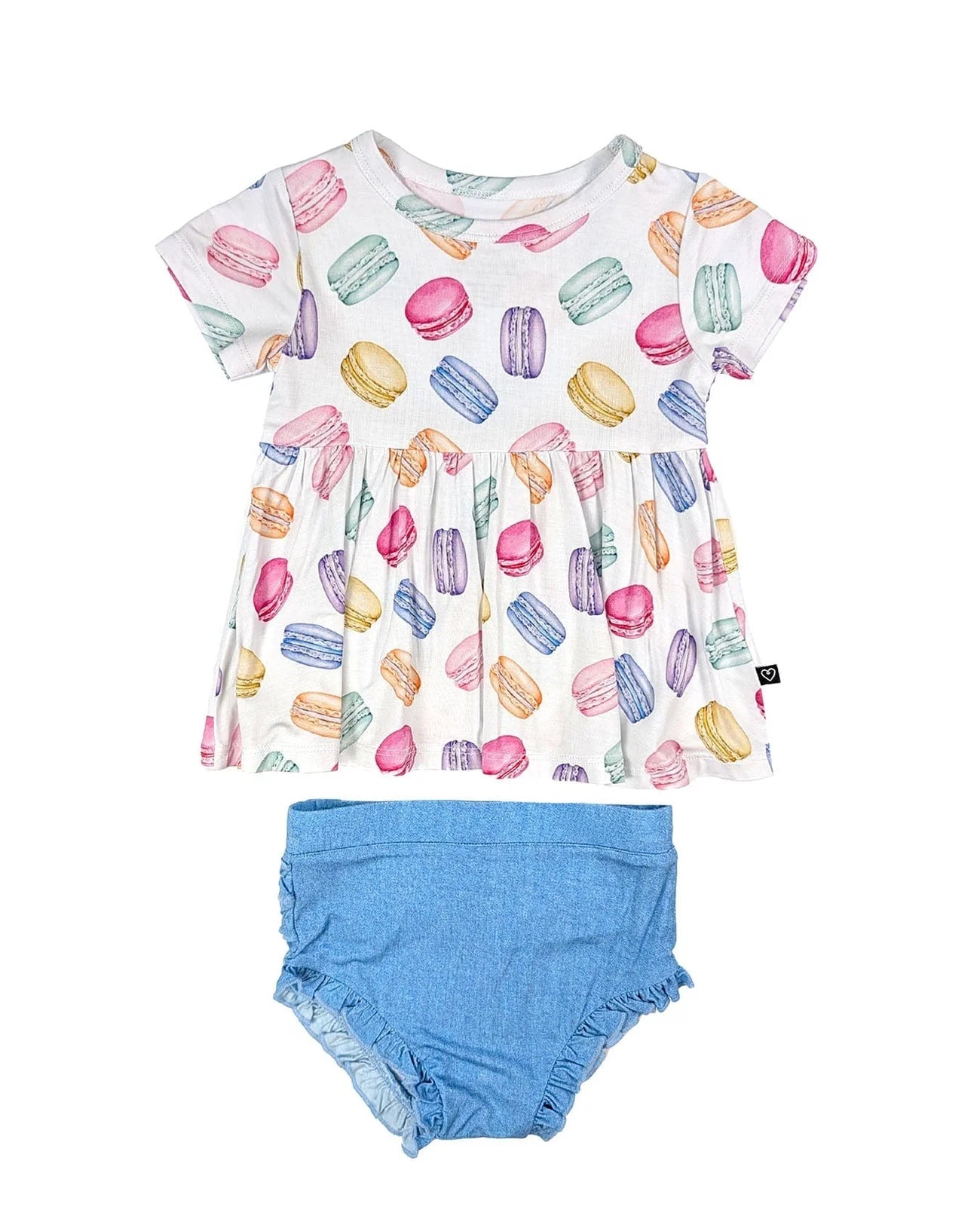 Madeleine Peplum Bummie Set