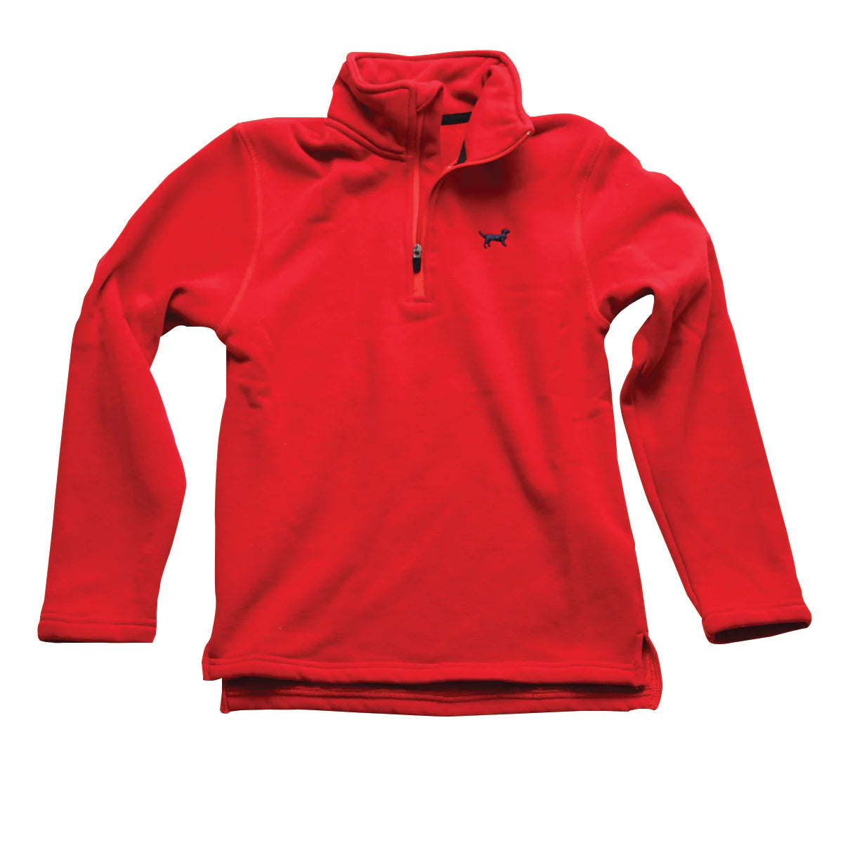 Red 1/4 Zip Sweater