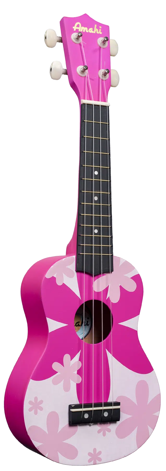 Pink Flower Ukulele