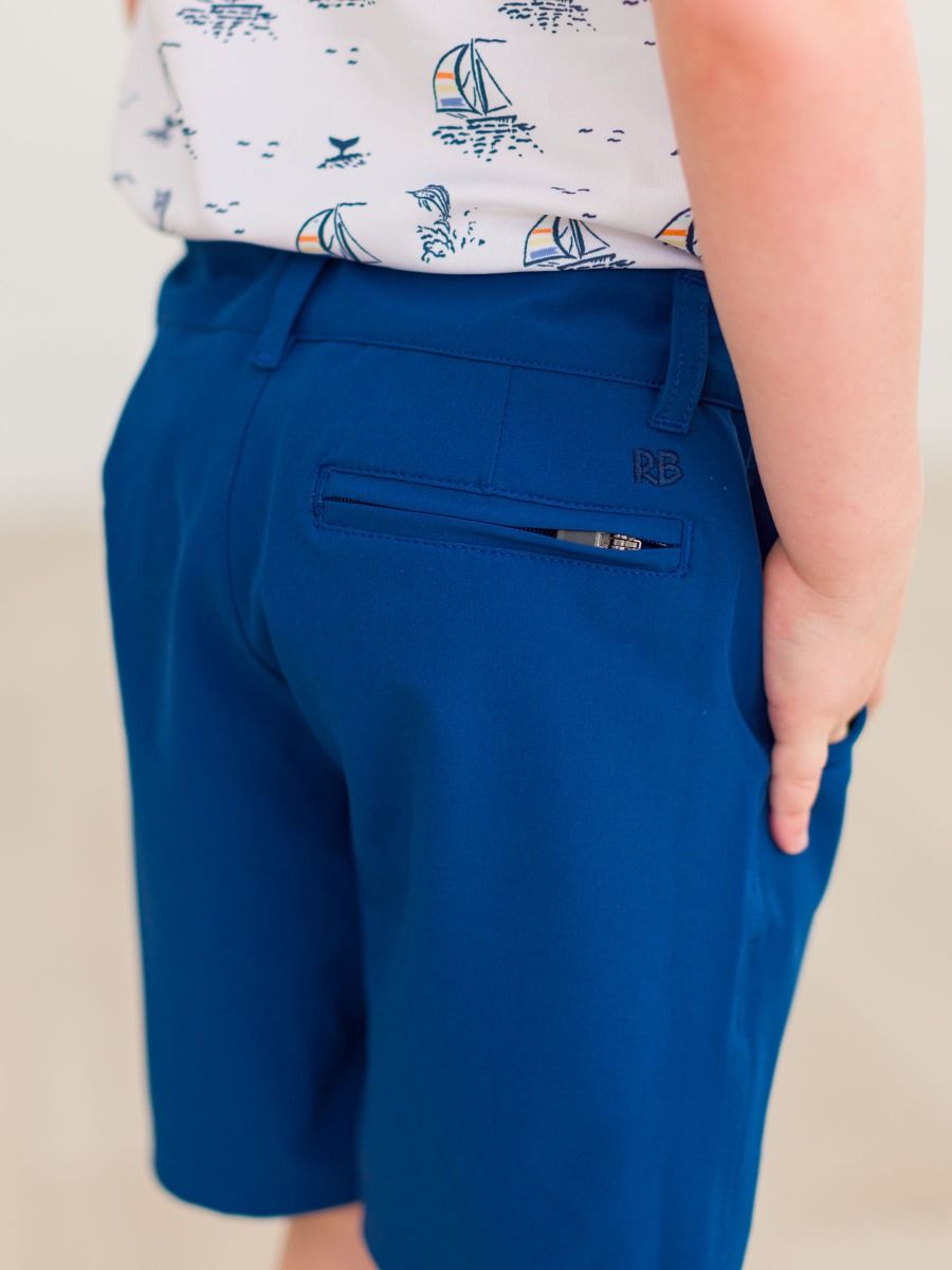 Navy Hybrid Shorts
