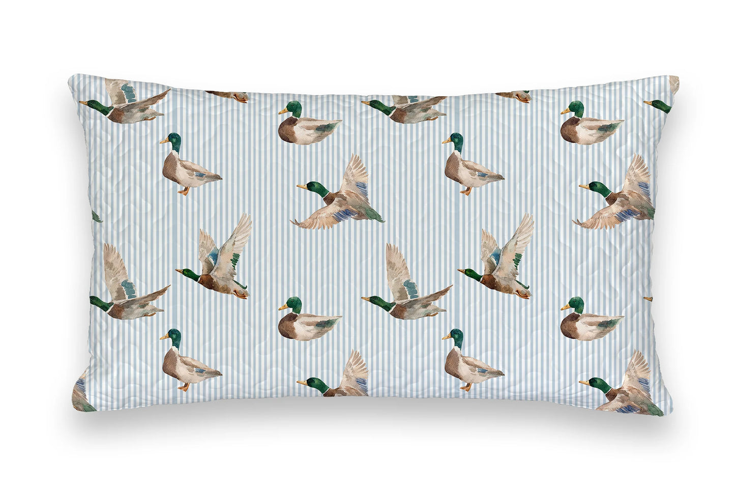 Mallory Ducks Blue Twin Quilt