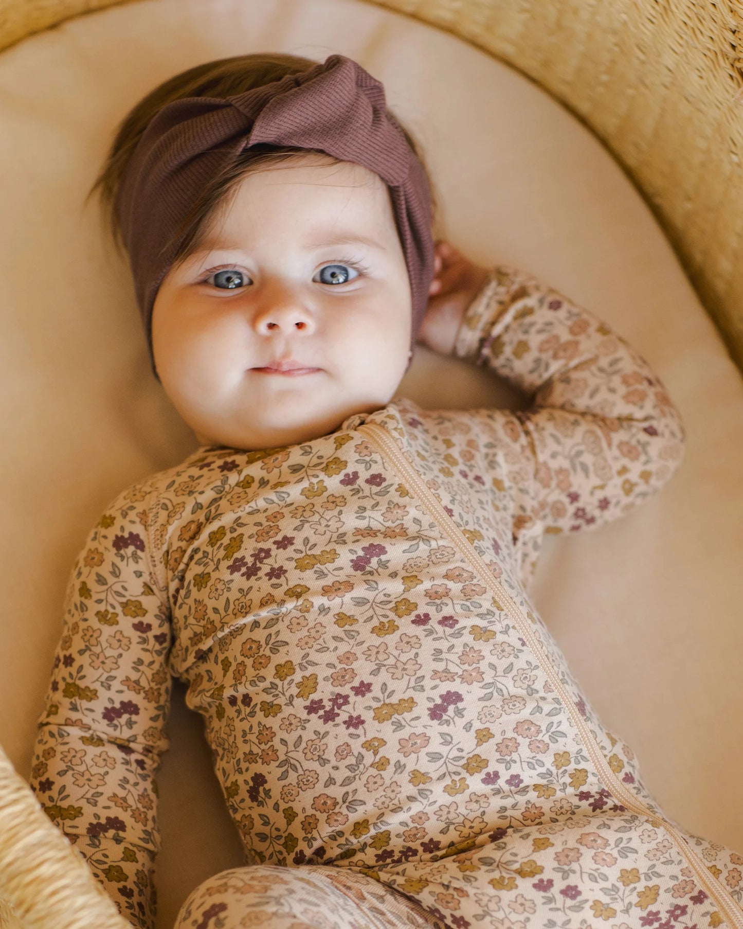 Posy Bamboo Zip Footie