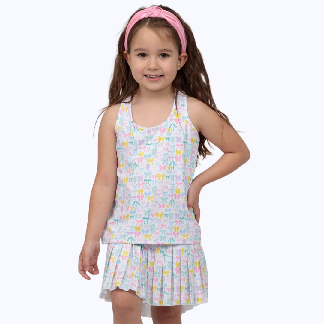 Pastel Bows Printed Tank