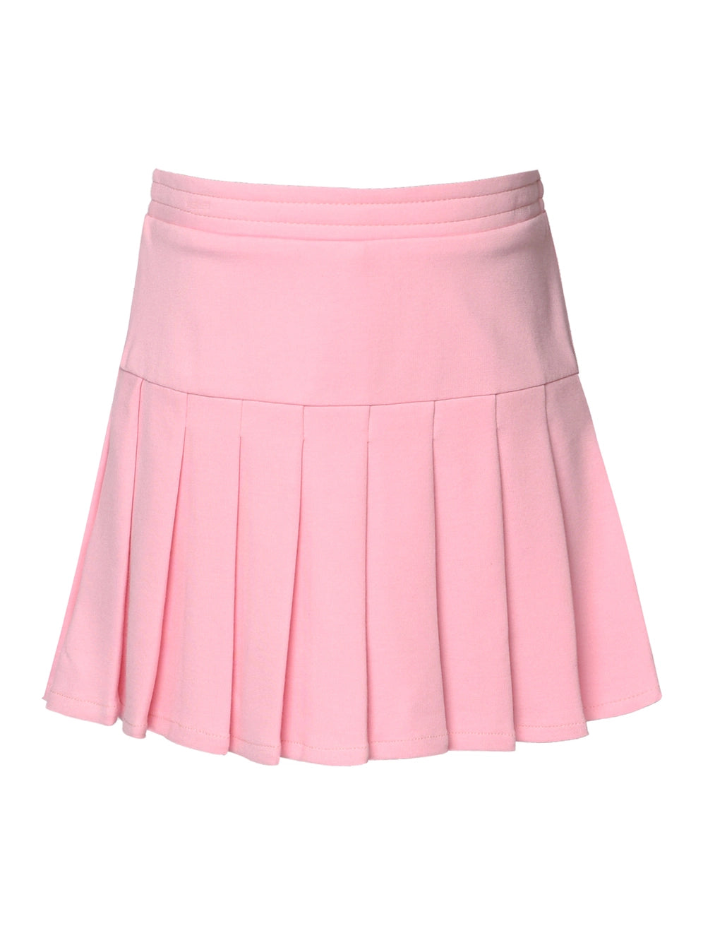 Pink Drop Waist Pleated Skirt