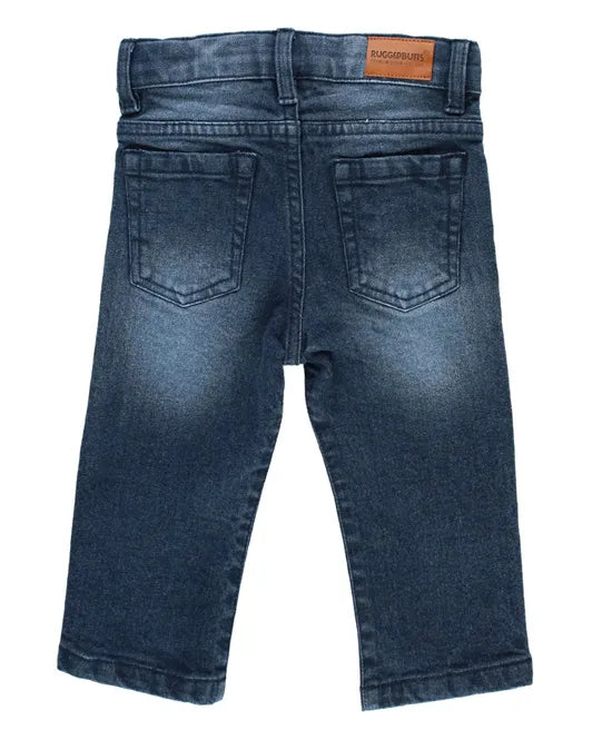 Boys Med Wash Straight Jeans