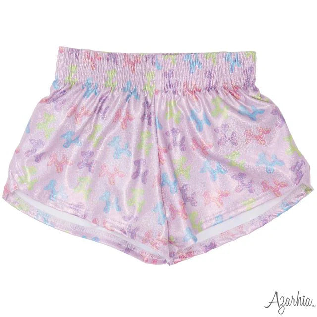 Neon Balloon Dog Shimmer Steph Shorts