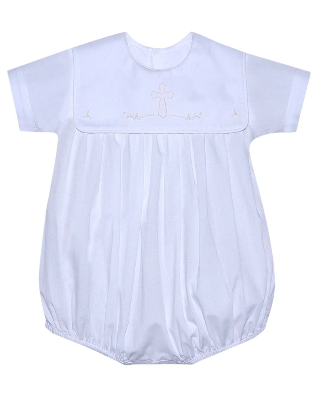 Ellis Boy Bubble With Ecru Cross