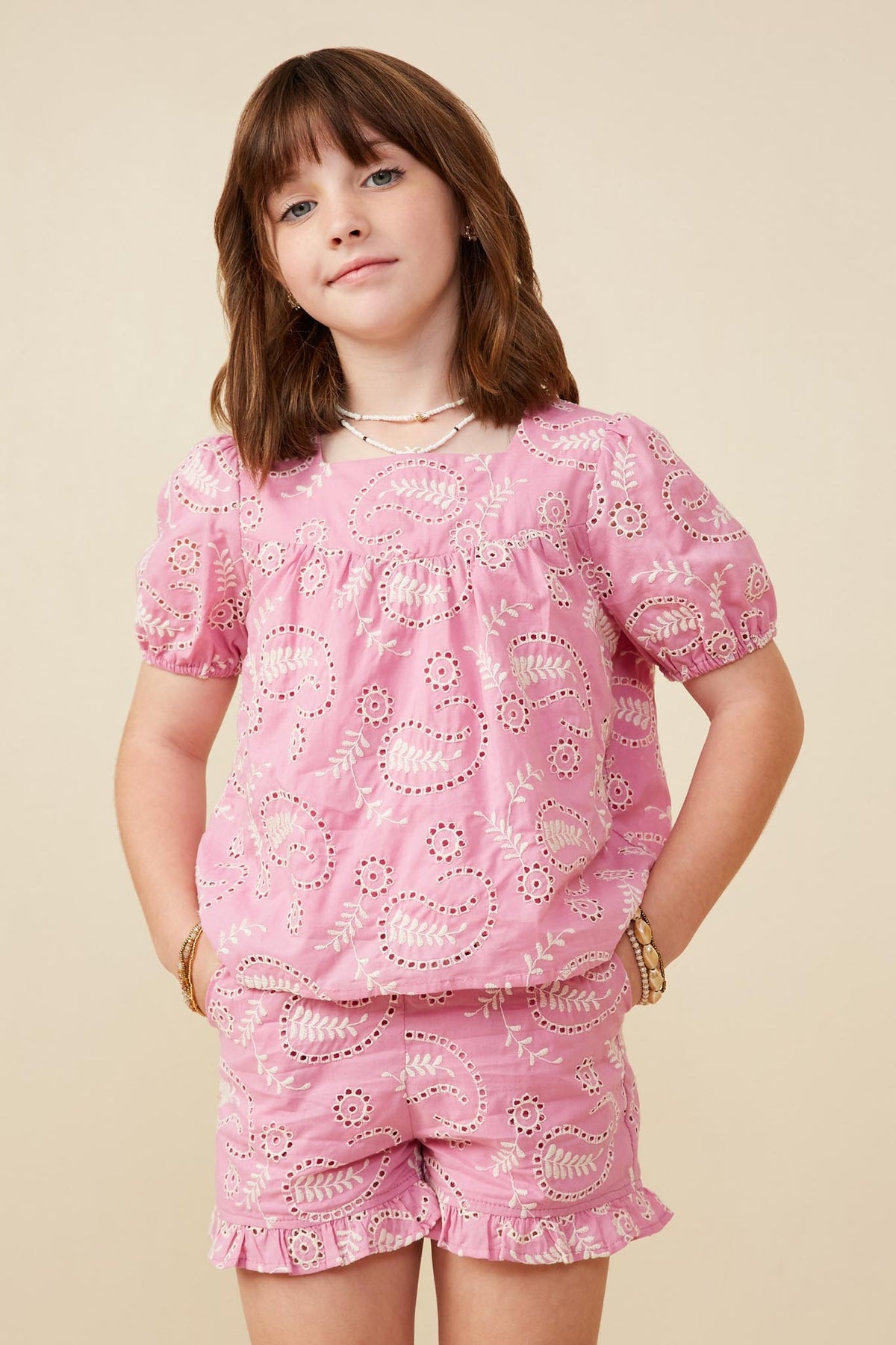 Botanical Embroidered Set