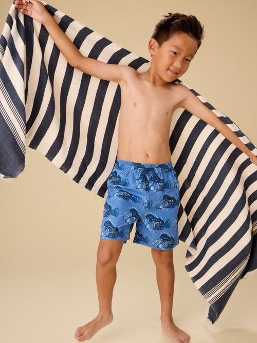 Scorpion Fish Mid-Length Swim Trunks