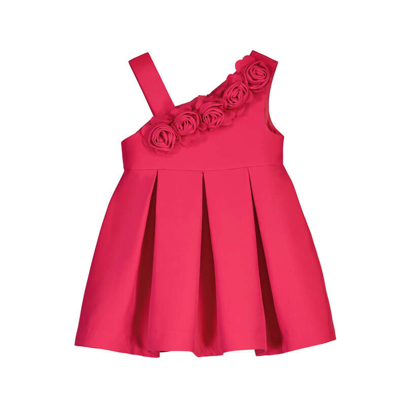 Fuchsia Crepe Dress