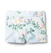 Pale Blue Floral Canvas Short