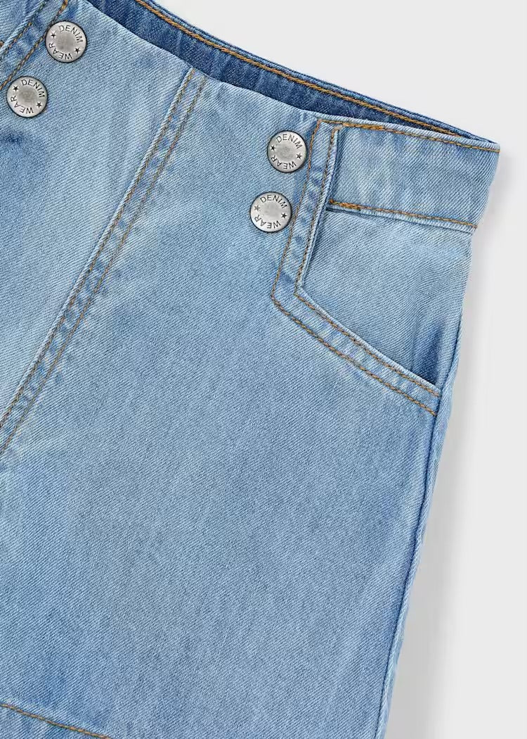 Denim Bermuda Shorts