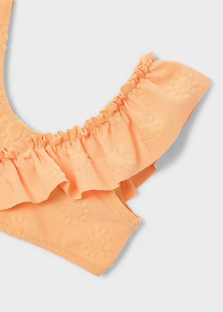 Ruffled Bikini - Orange