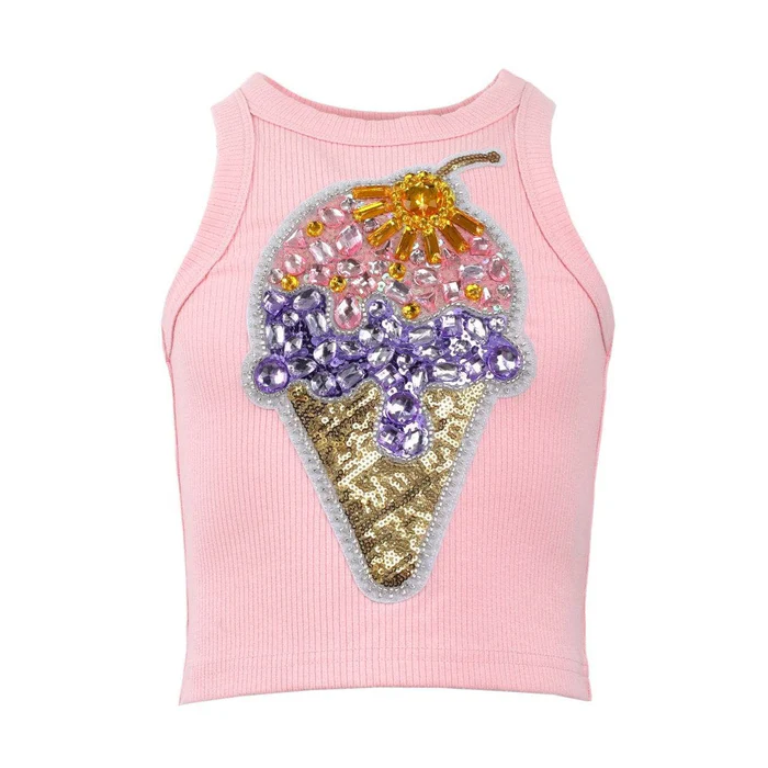 Ice Cream Gems Peach Tank