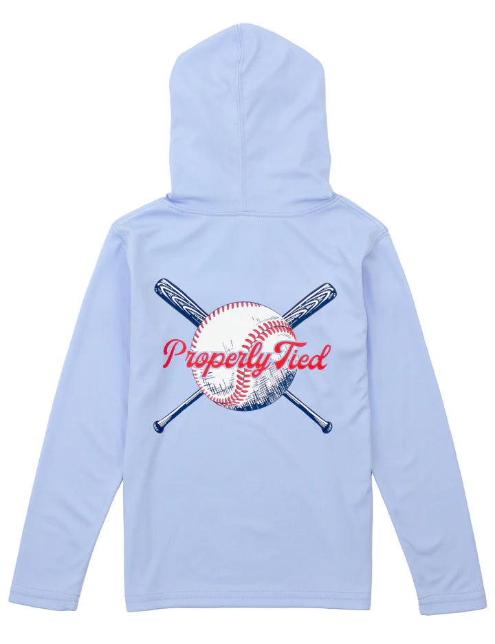 Shade Performance Hoodie Play Ball Light Blue