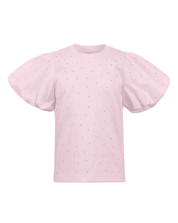 Pinky Sparkle Princess Ruffle T-shirt