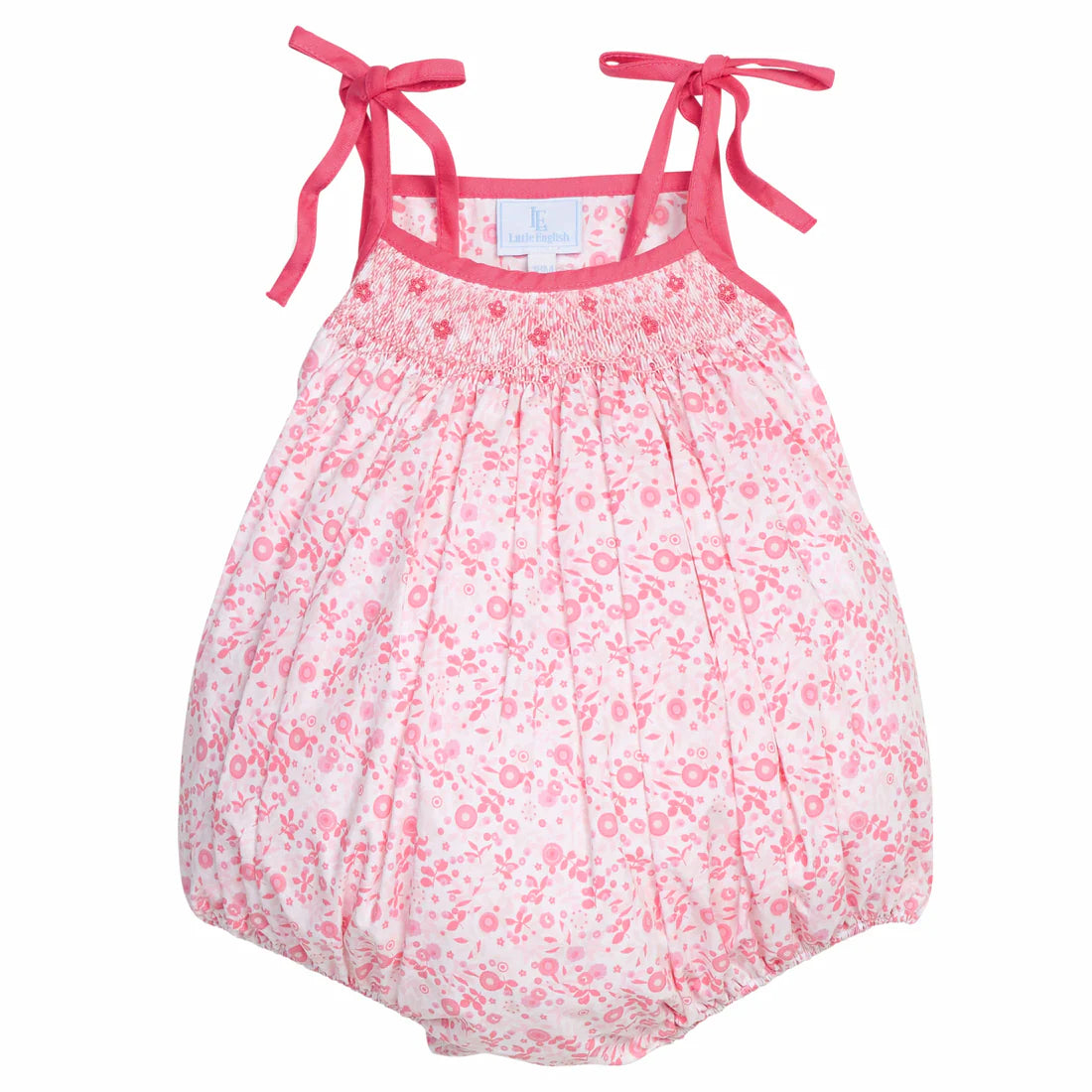Smocked Tie Shoulder Bubble - Azalea Avenue