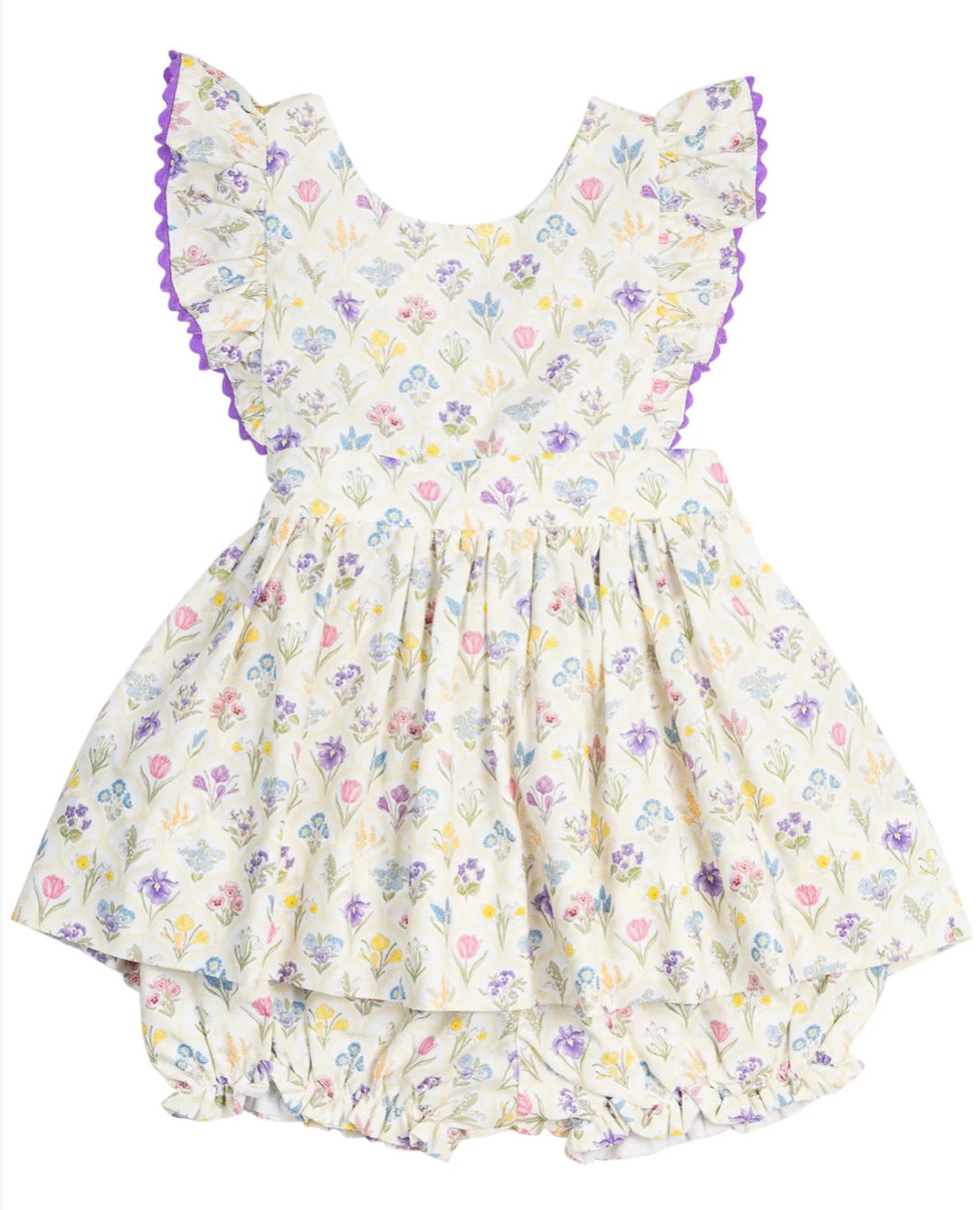 Proper Peony Pima Girls Bloomers Set - Party Animals main image 1