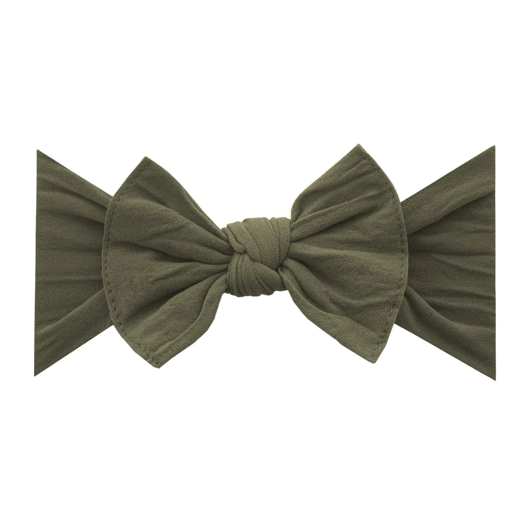 Army Green Knot Bow