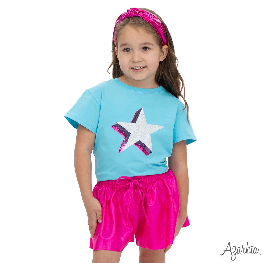 Hot Pink Shimmer Butterfly Short
