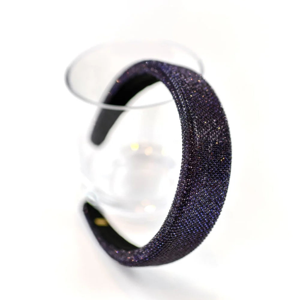 Navy Bling Headband