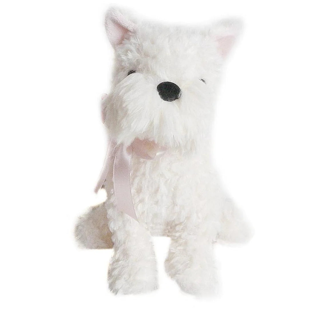 Cream Westie Dog Plush