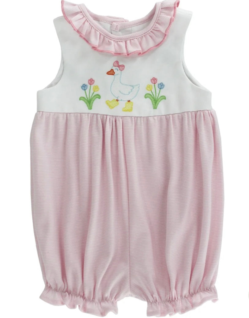 Goose In Boots Knit Romper