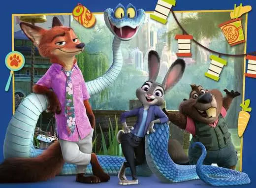 Back in Zootopia 100 pc Puzzle