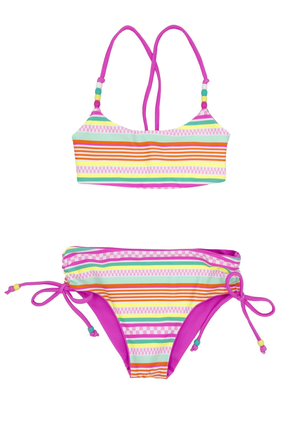 Hot Pink Good Vibes Bikini