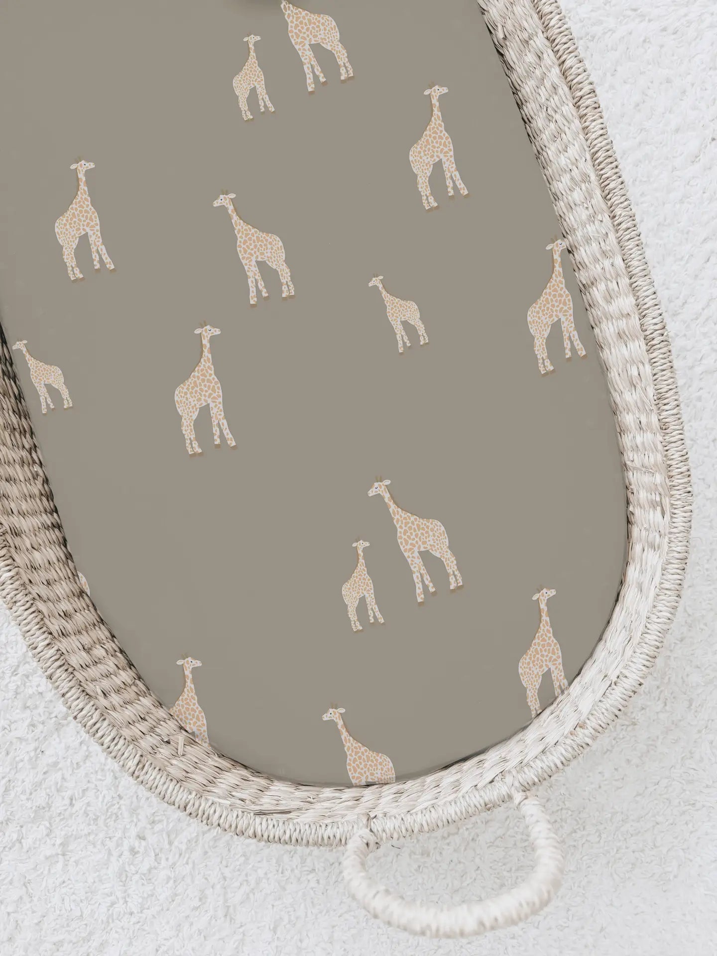 Giraffe Maple Changing Pad Cover