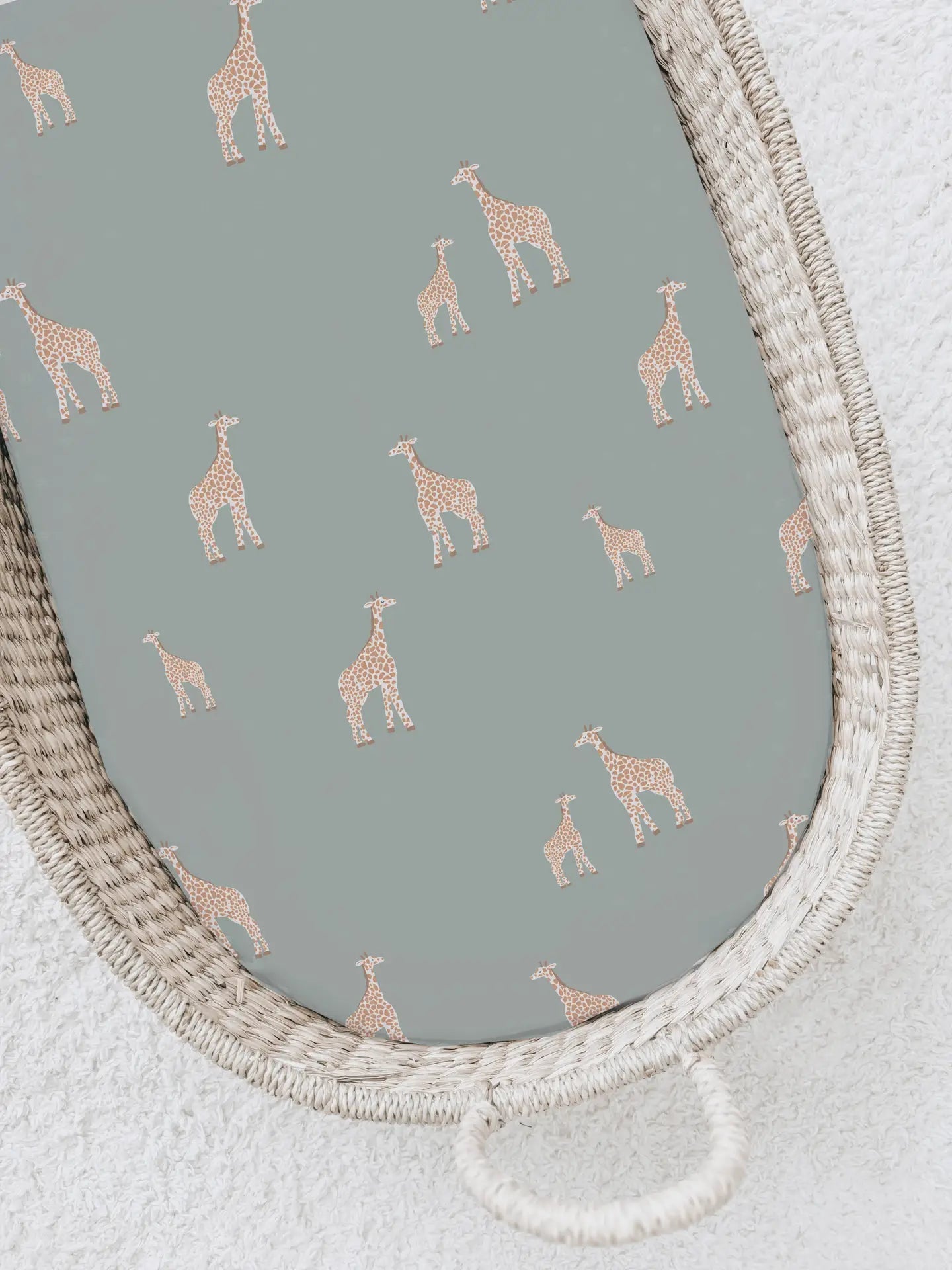 Giraffe Moss Changing Pad Cover