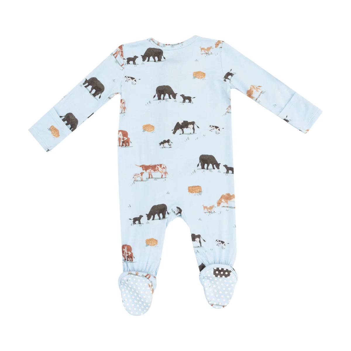 Blue Cow Families Footie